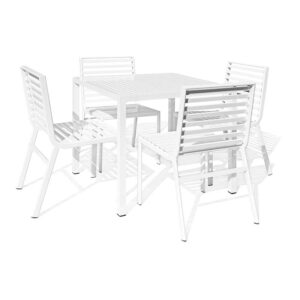 Conjunto de Mesa de Jantar Valência branco